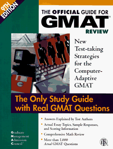 Beispielbild fr Official Guide Gmat Review 9 (OFFICIAL GUIDE FOR GMAT REVIEW) zum Verkauf von AwesomeBooks