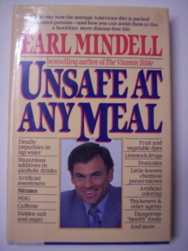 Stock image for Unsafe at Any Meal for sale by Better World Books