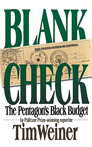 Beispielbild fr Blank Check: The Pentagon's Black Budget zum Verkauf von Wonder Book
