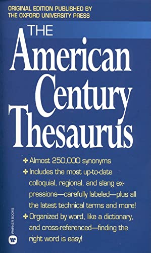 Imagen de archivo de The American Century Thesaurus a la venta por Half Price Books Inc.