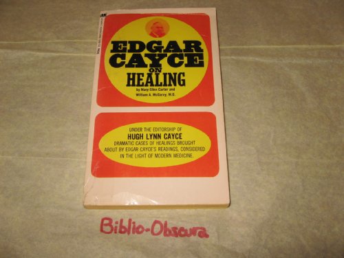 Stock image for Edgar Cayce on Healing for sale by Kona Bay Books