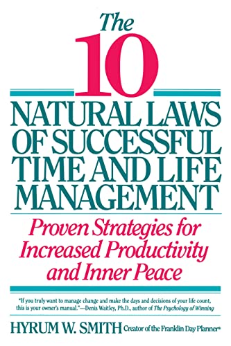 Beispielbild fr 10 Natural Laws of Successful Time and Life Management zum Verkauf von SecondSale