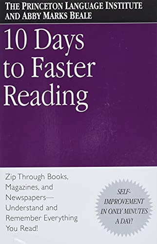 Beispielbild fr 10 Days to Faster Reading zum Verkauf von SecondSale