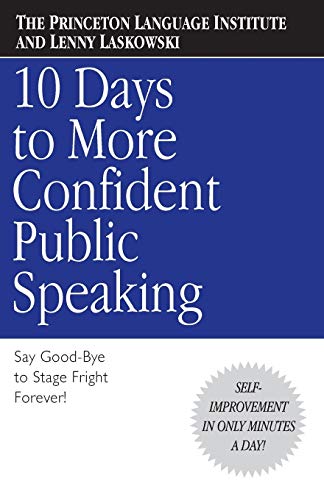 Imagen de archivo de 10 Days to More Confident Public Speaking a la venta por SecondSale