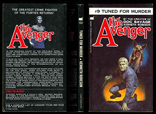 Stock image for TUNED FOR MURDER. ( 1973 ) Book #9 in the AVENGER SERIES. for sale by Comic World