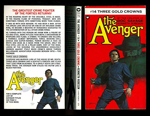 Stock image for THREE GOLD CROWNS. ( 1973 ) Book #14 in the AVENGER SERIES. for sale by Comic World