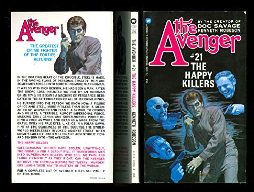 Stock image for THE HAPPY KILLERS. ( 1974 ) Book #21 in the AVENGER SERIES. for sale by Comic World