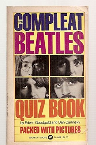 Stock image for The Compleat Beatles Quiz Book for sale by HPB-Diamond