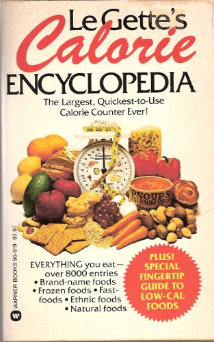 Imagen de archivo de Le Gette's Calorie Encyclopedia a la venta por SecondSale