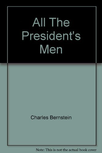 Stock image for All The Presidents Men (Warner Books) for sale by gearbooks