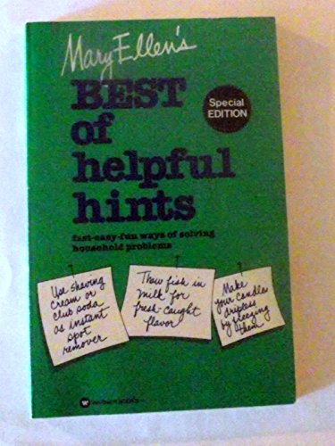 Stock image for Mary Ellen's Best of Helpful Hints for sale by Better World Books
