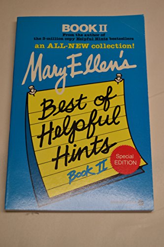 Stock image for Mary Ellen's Best of Helpful Hints Book II for sale by Once Upon A Time Books