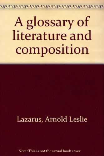 9780448000220: A glossary of literature and composition