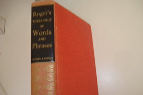 Beispielbild fr Roget's Thesaurus of Words and Phrases zum Verkauf von ThriftBooks-Reno