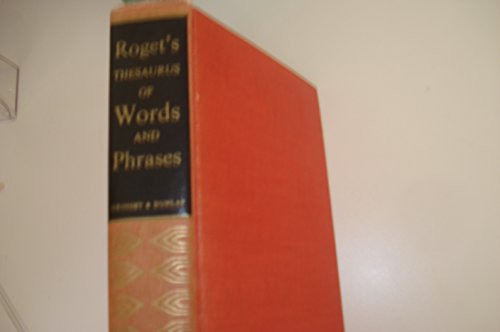 Stock image for Roget's Thesaurus of Words and Phrases for sale by ThriftBooks-Atlanta