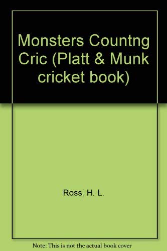 Monsters' Counting Book (Platt & Munk cricket book) (9780448098524) by Ross, H. L.