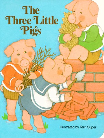 9780448102146: The Three Little Pigs (Pudgy Pal Board Books)