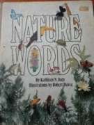 Stock image for Nature words for sale by funyettabooks