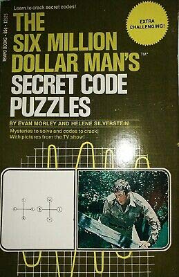 Stock image for The Six Million Dollar Man's Secret Code Puzzles for sale by HPB Inc.
