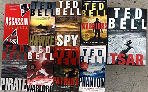 Beispielbild fr TED BELL Alexander Hawke series 1-7 Complete set: Hawke, Assassin, Pirate, Spy, Tsar, Warlord, Phantom zum Verkauf von Vive Liber Books