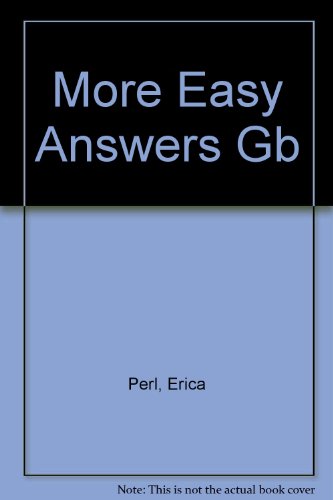 Stock image for More Easy Answers Gb for sale by Half Price Books Inc.