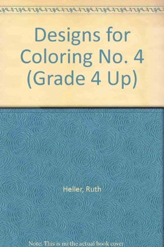 Imagen de archivo de Designs for Coloring a la venta por Better World Books