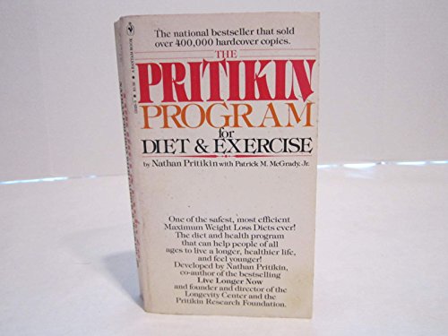 Imagen de archivo de The Pritikin Program for Diet and Exercise a la venta por Better World Books