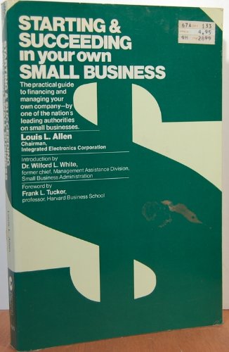 Imagen de archivo de Starting & Succeeding in Your Own Small Business a la venta por ThriftBooks-Dallas