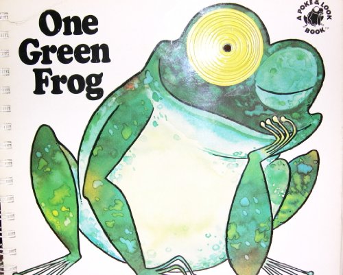Stock image for One Green Frog (A Poke & Look Book) for sale by BookHolders