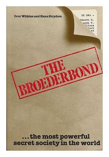 Stock image for The Broederbond for sale by Better World Books