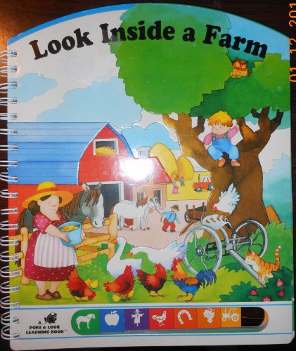 9780448409580: Look inside a Farm (Poke & Look Learning)