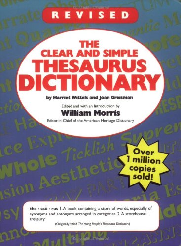 Stock image for The Revised clear and Simple Thesaurus Dictionary for sale by SecondSale