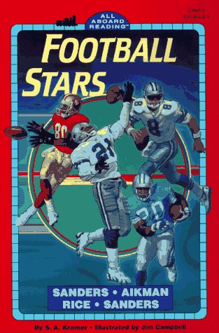 Stock image for Football Stars: Sanders, Aikman, Rice, Sanders (All Aboard Reading, Level 3) for sale by SecondSale