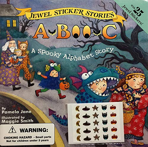 9780448417417: A-Boo-C: A Spooky Alphabet Story (Jewel Sticker Stories)