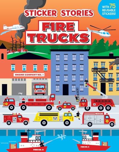 Beispielbild fr Fire Trucks: Sticker Stories zum Verkauf von WorldofBooks