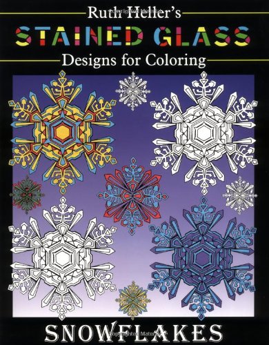 Stock image for Stained Glass Designs for Coloring: Snowflakes for sale by ThriftBooks-Dallas