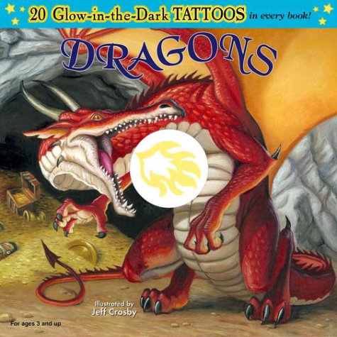 9780448424804: Dragons (Glow-In-The-Dark Tattoos)