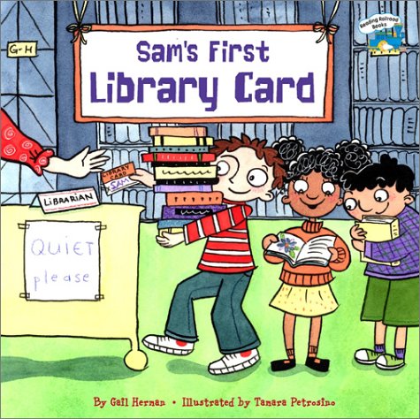 Beispielbild fr Sams First Library Card (Reading Railroad) zum Verkauf von Ebooksweb