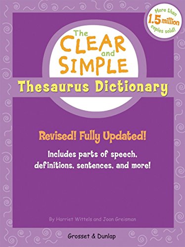 9780448443096: The Clear and Simple Thesaurus Dictionary: Revised! Fully Updated!