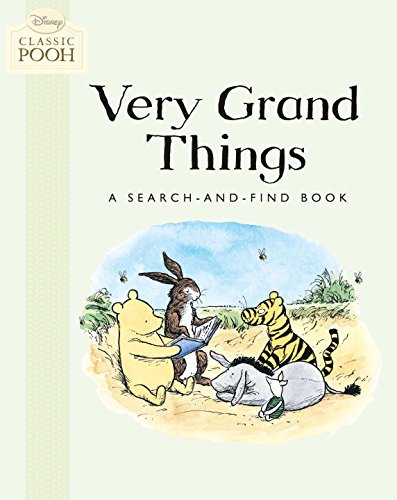 9780448454153: Very Grand Things: A Search-and-Find Book (Disney Classic Pooh)