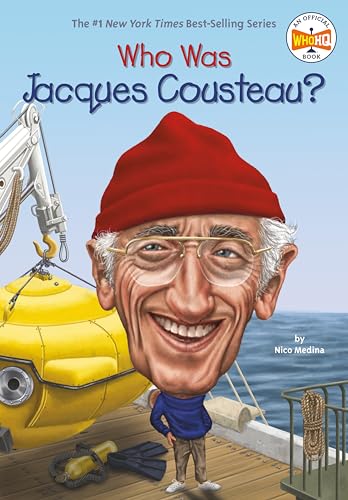 Imagen de archivo de Who Was Jacques Cousteau? a la venta por More Than Words