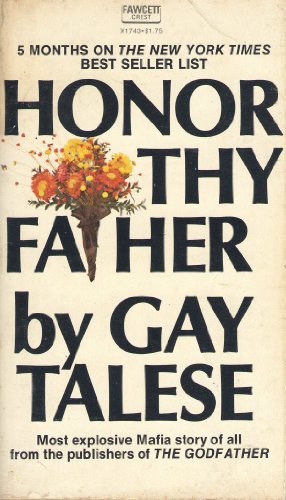 Imagen de archivo de Honor Thy Father a la venta por Better World Books