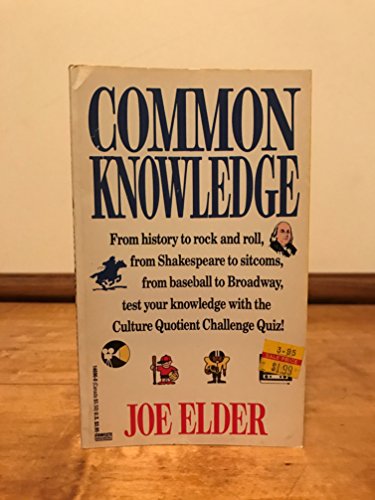 Common Knowledge (9780449146965) by Elder, Joseph