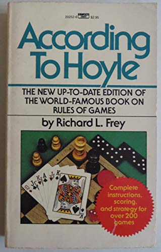 Stock image for According to Hoyle for sale by Better World Books: West