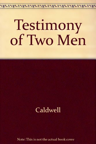 Testimony of Two Men (9780449203316) by Caldwell, Taylor