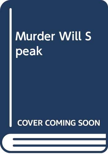 Murder Will Speak (9780449224656) by Smith, Joan