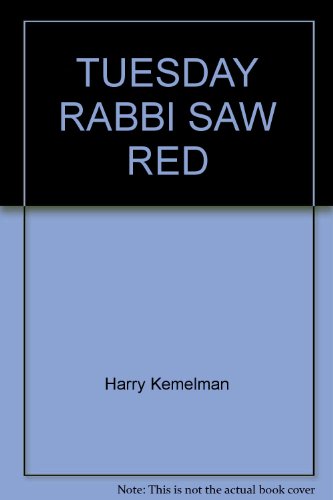 Stock image for Tuesday the Rabbi Saw Red for sale by Better World Books