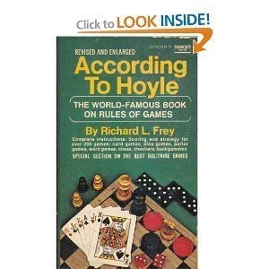 Beispielbild fr According to Hoyle zum Verkauf von Better World Books