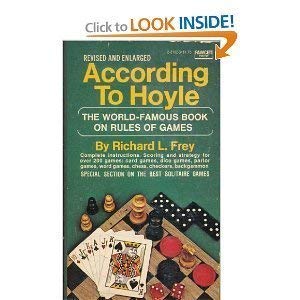 ACCORDING TO HOYLE (Fawcett Crest Book) (9780449236529) by Frey, Richard L.