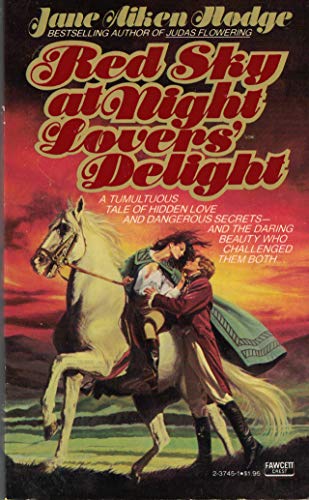 Stock image for Red Sky at Night Lovers' Delight for sale by The Book Garden